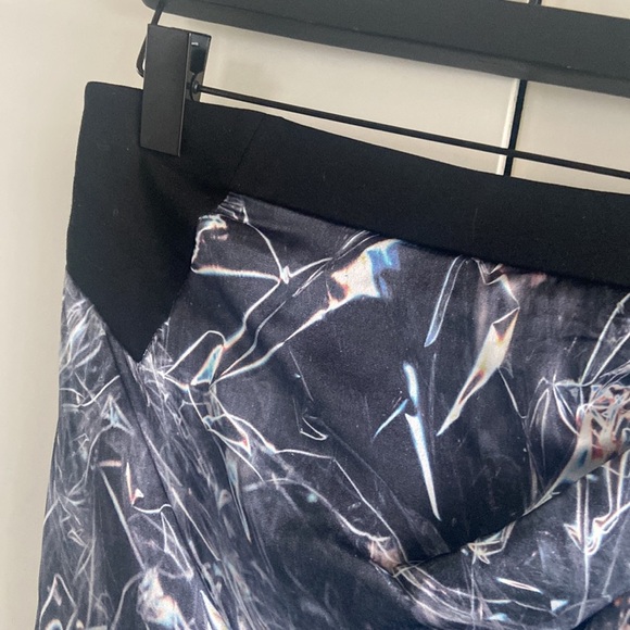 Helmut Lang Cellophane Silk Print Skirt - Picture 6 of 13